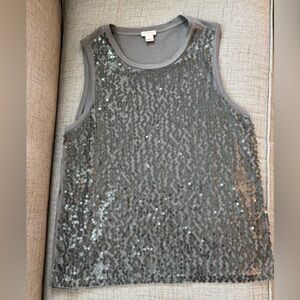 J. Crew Factory sequined tank